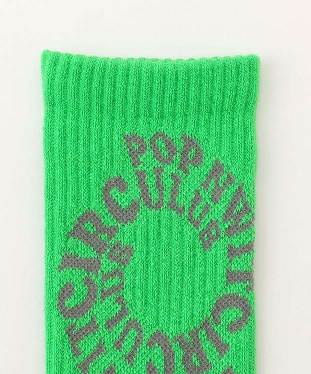 PW CIRCULUS 【WOMEN】【土踏まずをサポート】ＰＷサークルロゴ リブソックス ライトグリーン系