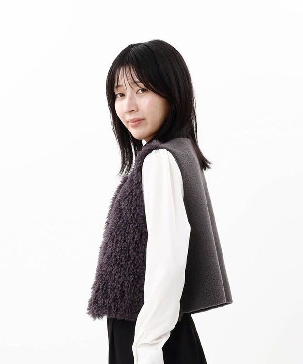 AURORA 【 Beaurance （ビューランス）】エコファージレ チャコールグレー