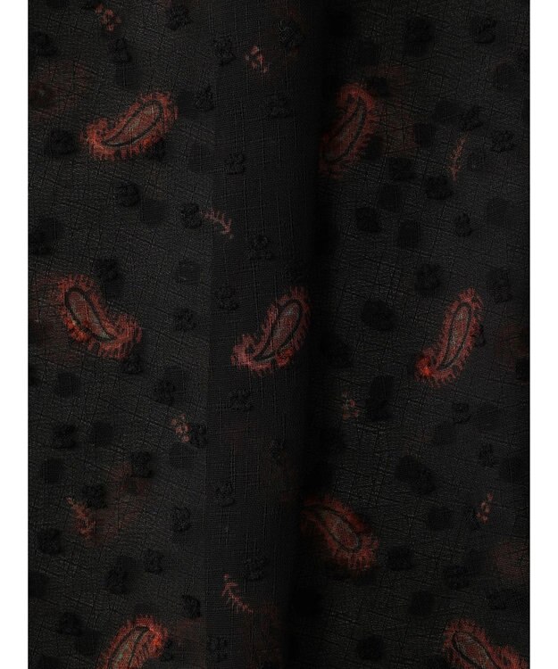 AMERICAN HOLIC ドビーシフォンフリルブラウス Paisley