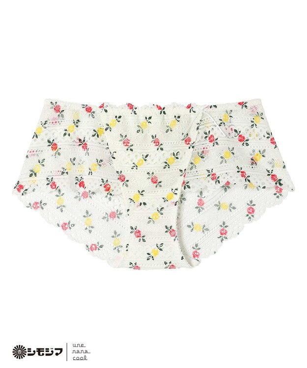 une nana cool MADE WITH シモジマ 総レースショーツ アイボリー