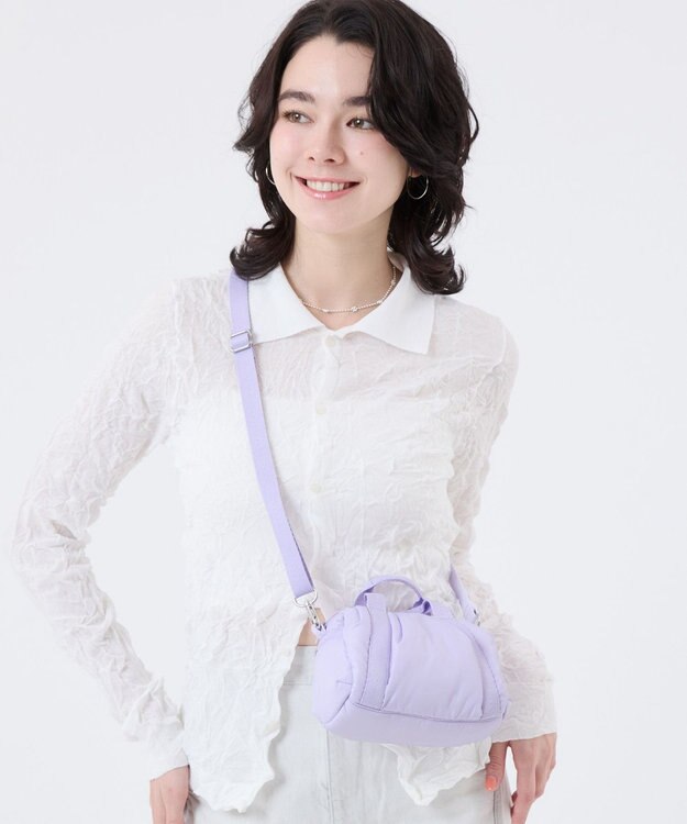 LeSportsac SHEEN MINI DUFFEL/シュガーライラック シュガーライラック