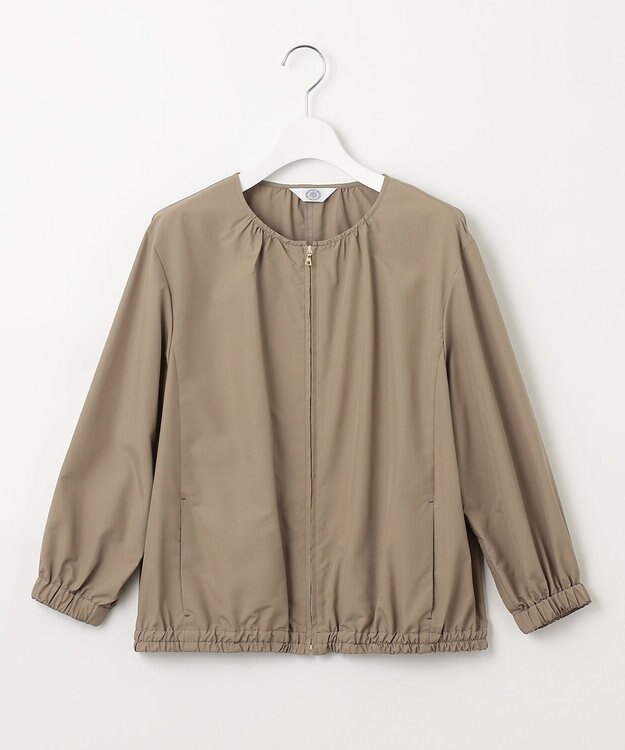 J.PRESS LADIES L 【洗える・撥水】 Minotechライトタフタ ブルゾン ブラウン系