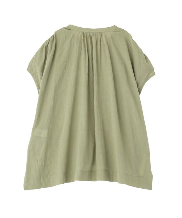 AMERICAN HOLIC フレンチスリーブスキッパーブラウス Khaki