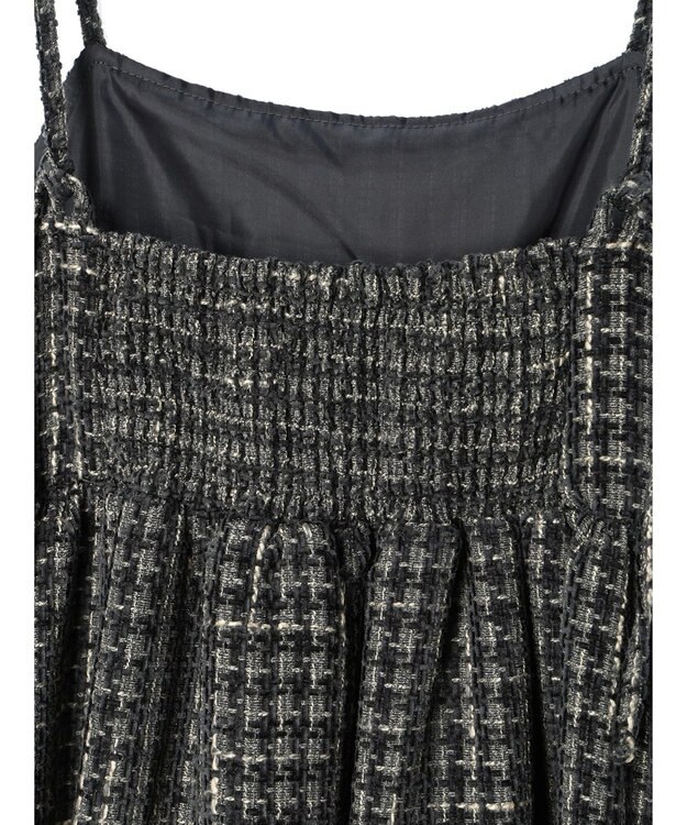 Green Parks ・ＥＬＥＮＣＡＲＥ　ＤＵＥ　ツイードキャミワンピース Gray