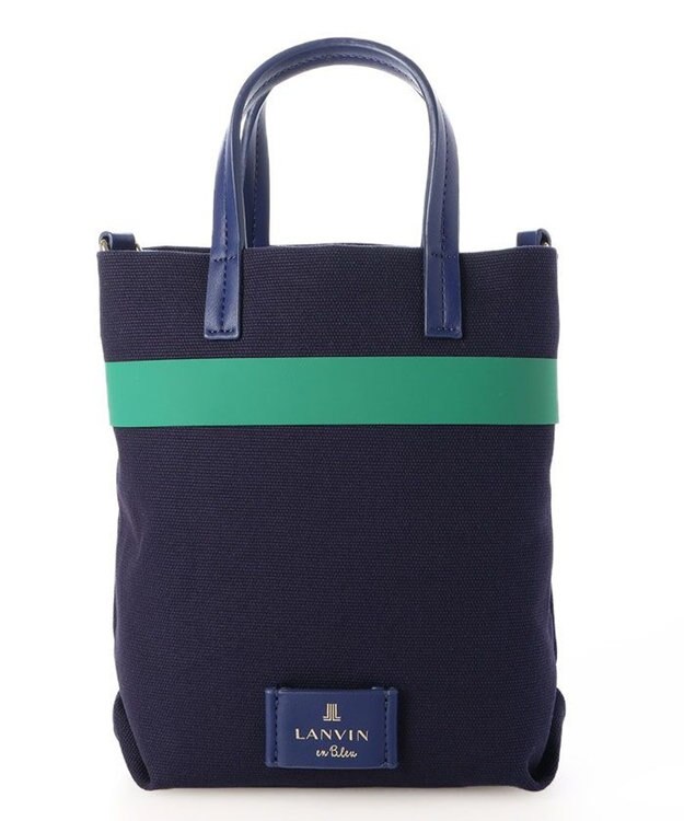 LANVIN en Bleu セイラー 2wayトートバッグ ネイビー