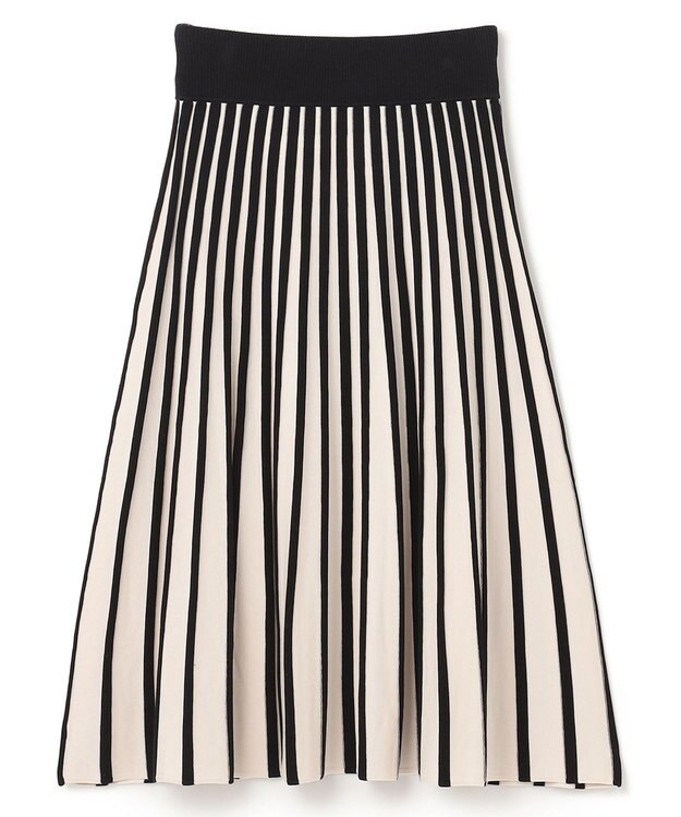 JOSEPH ストライプ　スカート Oyster White/ Black