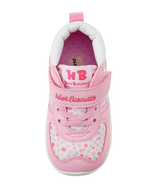 MIKI HOUSE HOT BISCUITS 【13-15.5cm】 スポーティ セカンド ベビーシューズ ピンク