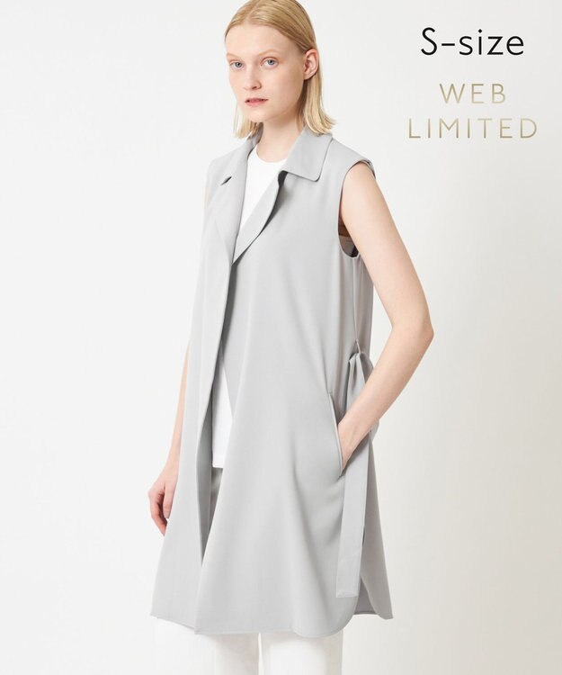 BEIGE， 【WEB限定・S-size】ENCALYPTNS / ロングジレ L.Gray