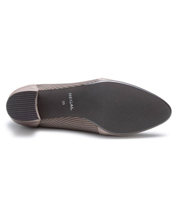 REGAL FOOT COMMUNITY 【リーガルレディース】F59R ニットシューティー パンプス グレー