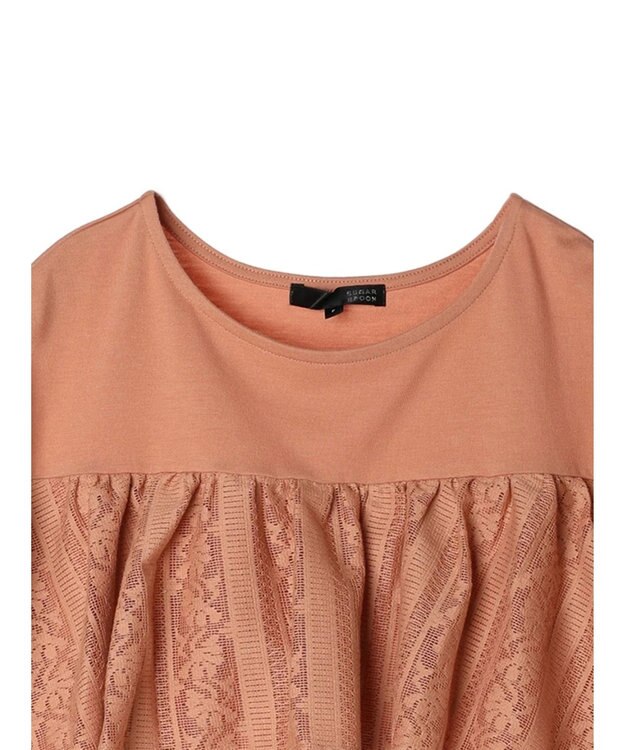 Green Parks ・ＳＵＧＡＲ　ＳＰＯＯＮ　レースフリルプルオーバー Orange