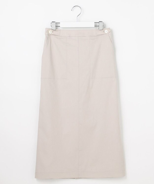 J.PRESS LADIES 【人気素材】セルロースリネンストレッチ ナロー スカート 【WEB限定】ナチュラル系