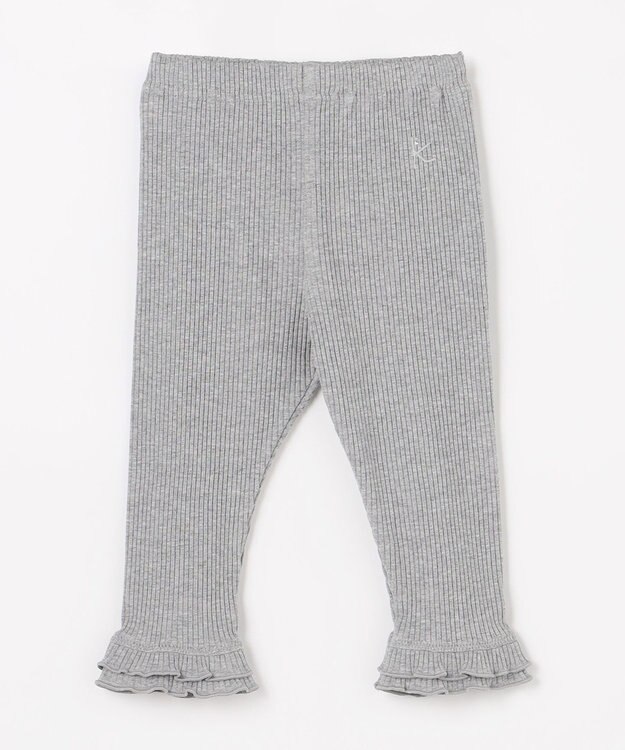 組曲 KIDS 【80-90㎝】 フロストフラワージャガード セットアップ ラベンダー