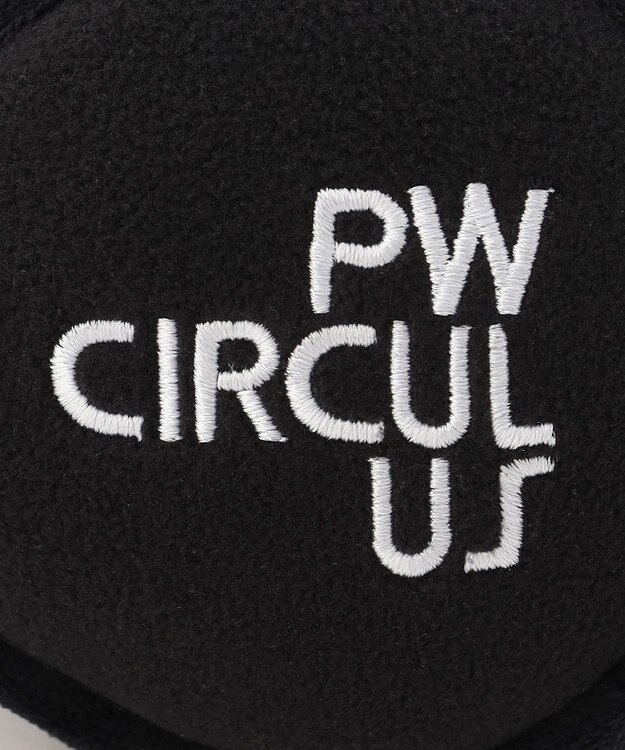 PW CIRCULUS 【UNISEX】WAVY ロゴイヤーマフ ブラック系