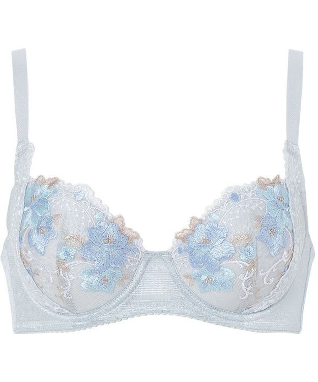 WACOAL ブラジャー 【シャキッとした姿勢に】 ふっくら上向きバスト ストラップがずれ落ちにくい レディース BED020 /ワコール グレー