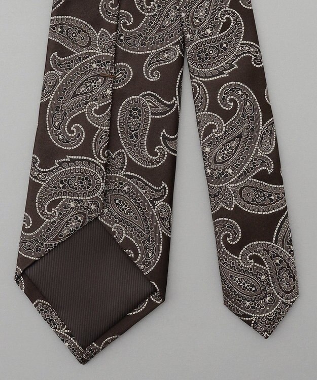 GOTAIRIKU GOTAIRIKU別注【MANTERO SETA/マンテロ・セタ】ネクタイ_ペイズリー ダークブラウン系4