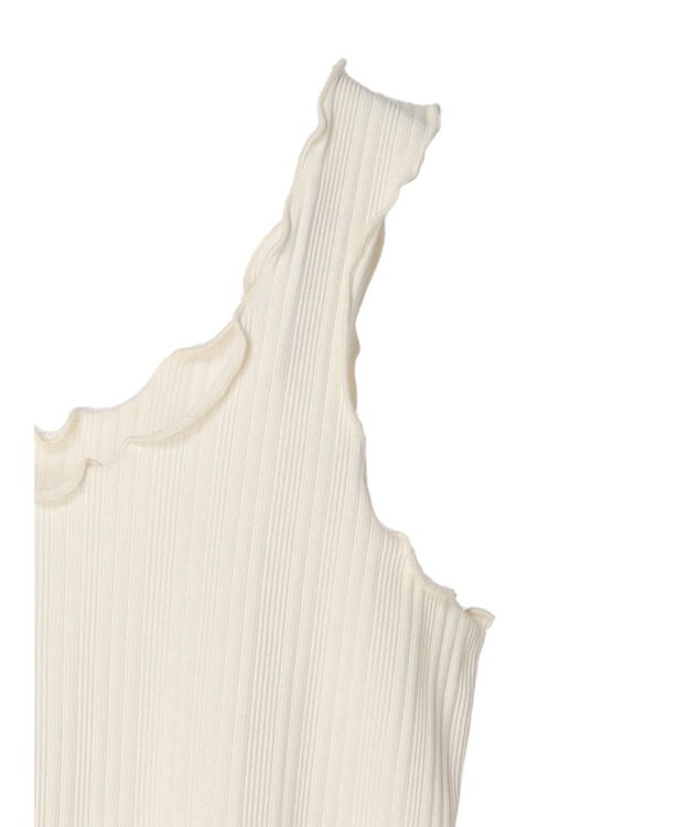 Green Parks メローリブタンク Ecru