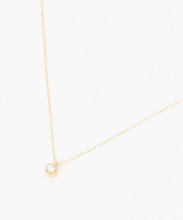 TOCCA 【WEB限定】FLORA K10 DIAMOND NECKLACE K10 ダイヤモンド ネックレス ゴールド系