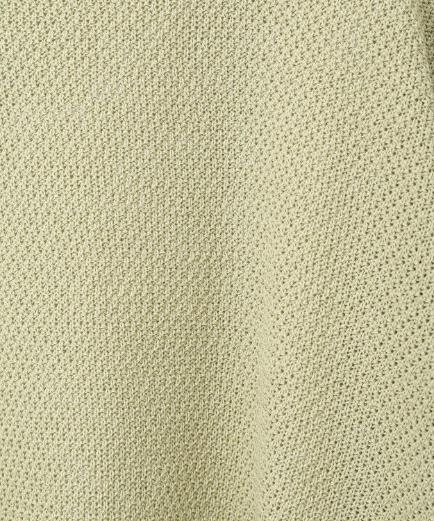 Green Parks かのこボートネック７分袖ニットプルオーバー Green