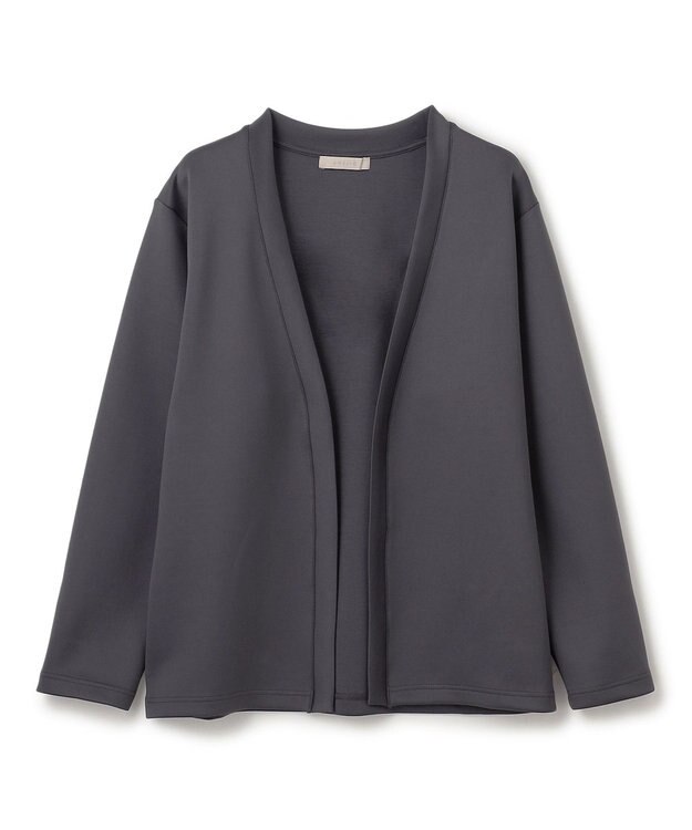 UNFILO MENS BEAUTY FORM JERSEY 着流しカーディガン チャコール