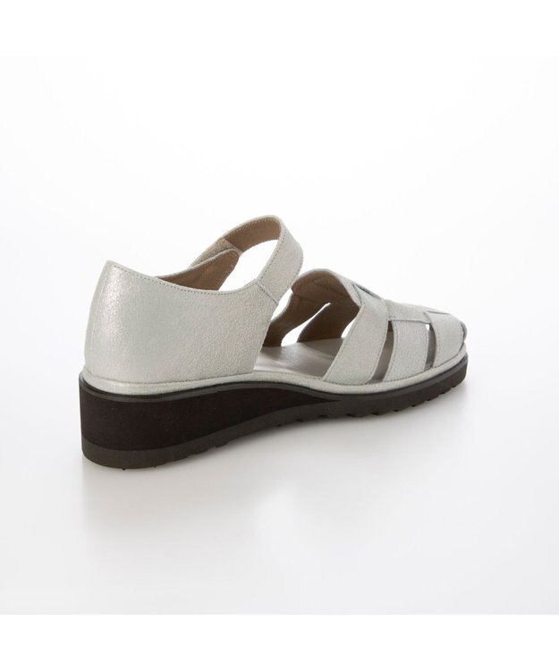 MODE ET JACOMO <D'ICI>ボリュームソールグルカサンダル シルバー