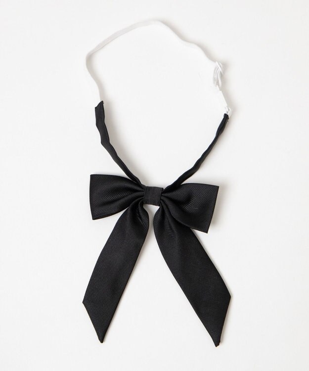 WEGO 【SCHOOLITEM】セミロングスクールリボン ブラック