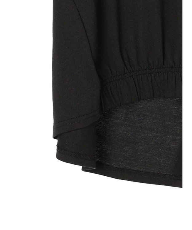 Green Parks 袖タックデザインカットチュニック Gray