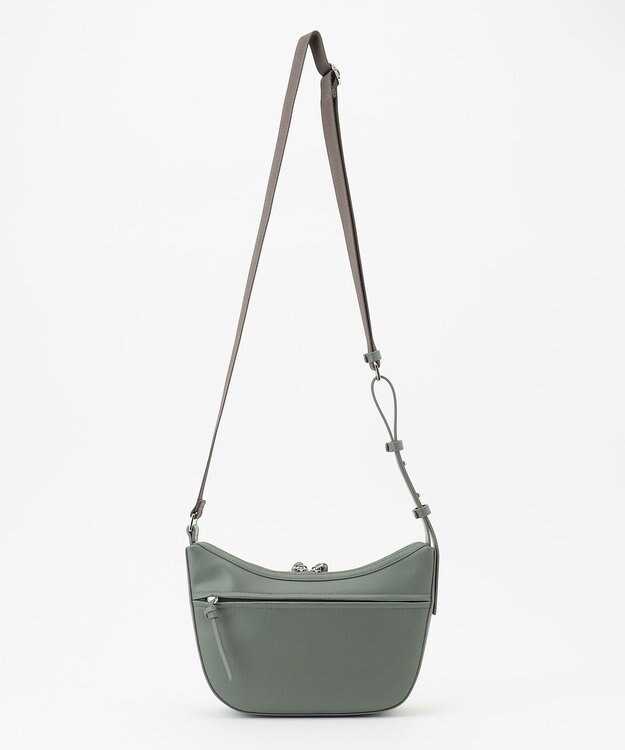 Y'SACCS ハーフムーンボディショルダーバッグ グリーン