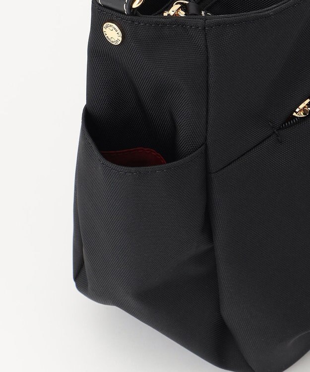 LA BAGAGERIE ポリエステルキャンバス　タックショルダー ブラック