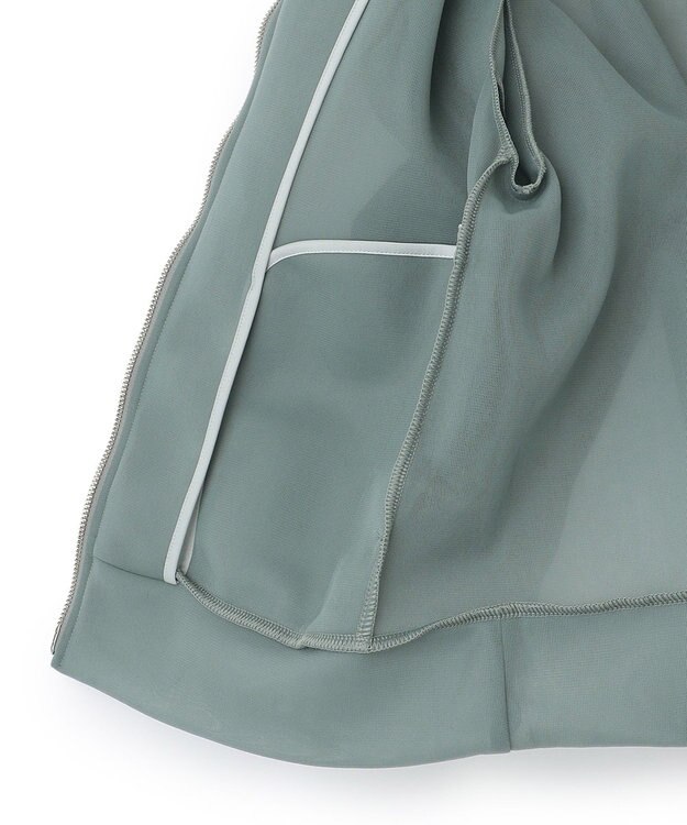 ICB L 【ICB×tamachan_style コラボ】　シアーパーカー スモーキーグリーン系