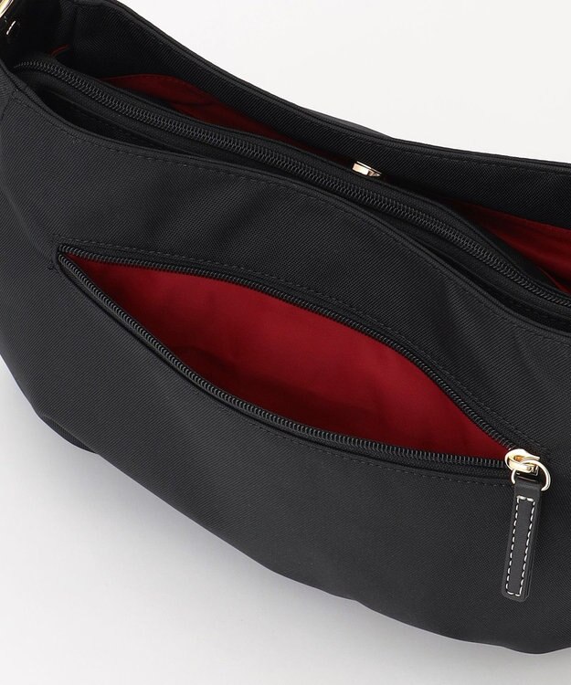 LA BAGAGERIE ポリエステルキャンバス　タックショルダー ブラック