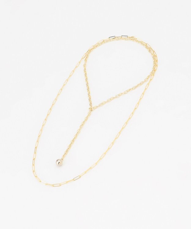 GRACE CONTINENTAL アンカーチェーンネックレス ゴールド