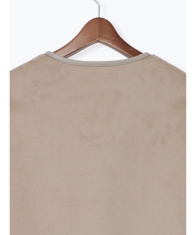 Te chichi リバーシブルファームートンブルゾン モカ