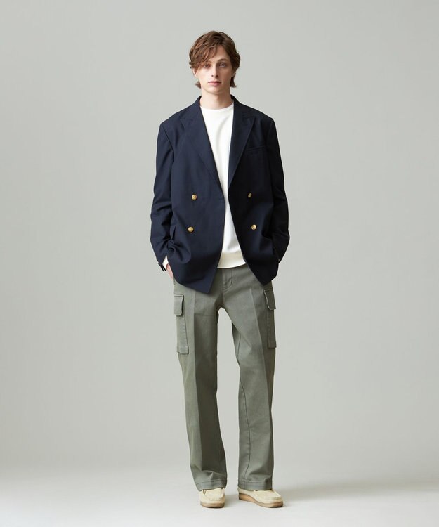 J.PRESS MEN 【J.PRESS PREMIUM JERSEY】クルーネック トレーナー ホワイト系