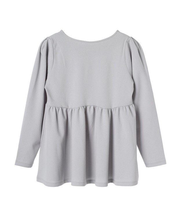 earth music&ecology ペプラムカットプルオーバー Sax