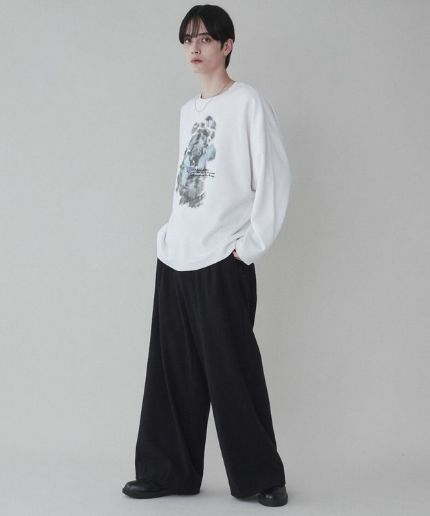 WEGO トロミフラワーモチーフLS 柄1