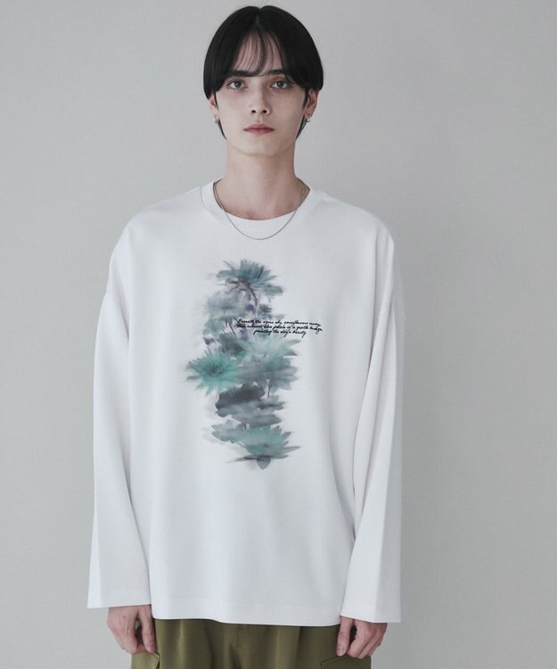 WEGO トロミフラワーモチーフLS 柄1