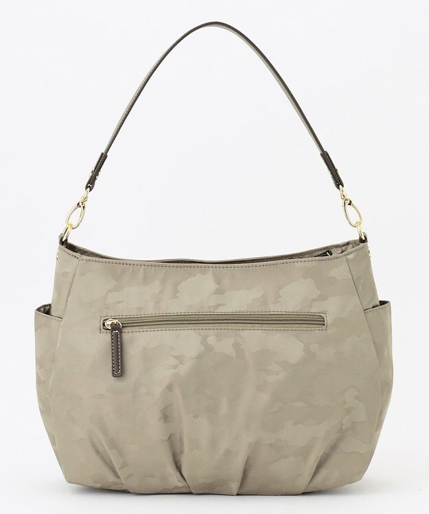 LA BAGAGERIE シャドージャカード 2WAYショルダーバッグ グレージュ