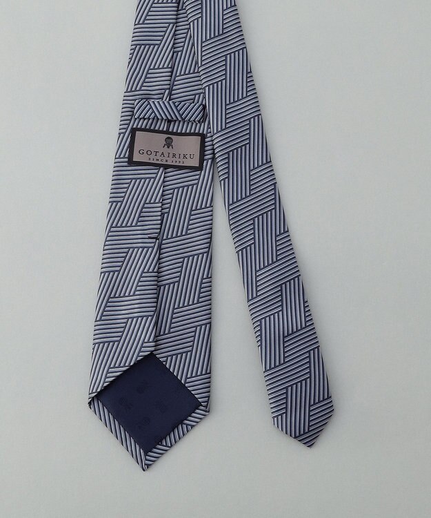 GOTAIRIKU GOTAIRIKU別注【日本製】シルク ネクタイ_小紋柄 スカイブルー系8