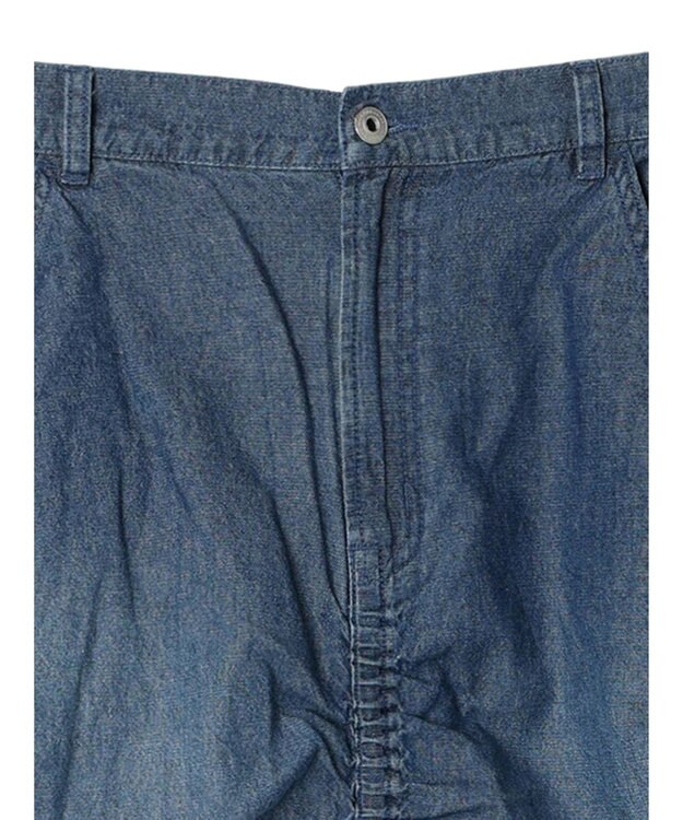 Green Parks ・ＳＵＧＡＲ　ＳＰＯＯＮ　シャーリングデニムスカート Indigo