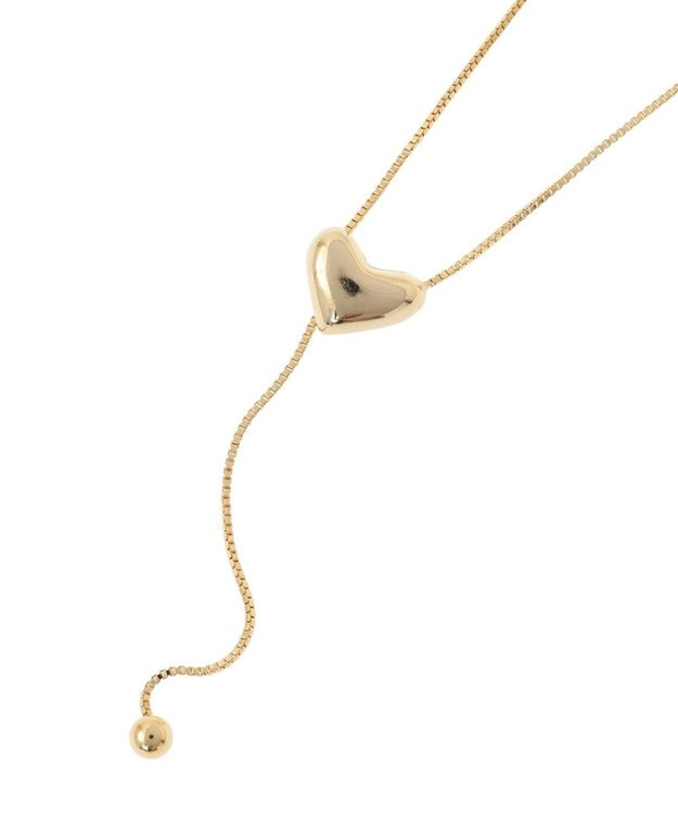 Green Parks ・ＨＡＬＦ　ＴＩＭＥ　ハートネックレス Gold