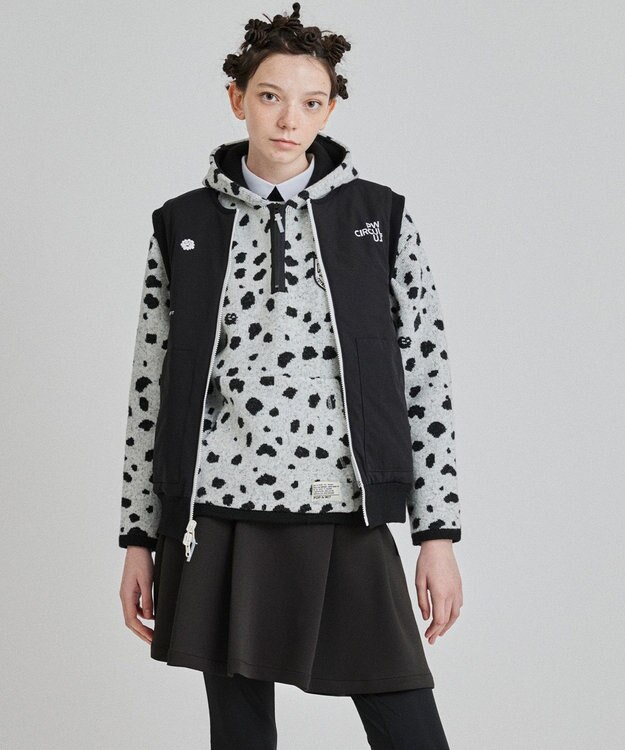 PW CIRCULUS 【WOMEN】リバーシブル カジユアルベスト グレー系5