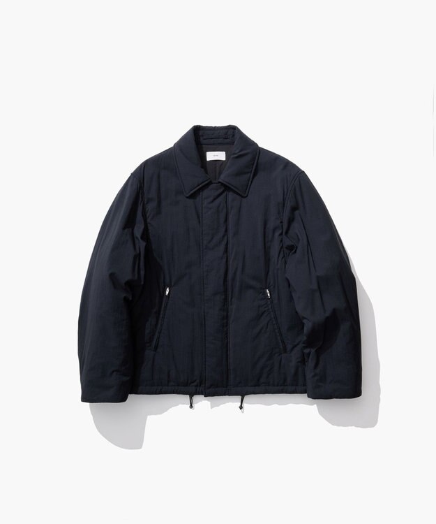 ATON MAT AIRY NYLON | ハリントンジャケット - UNISEX NAVY