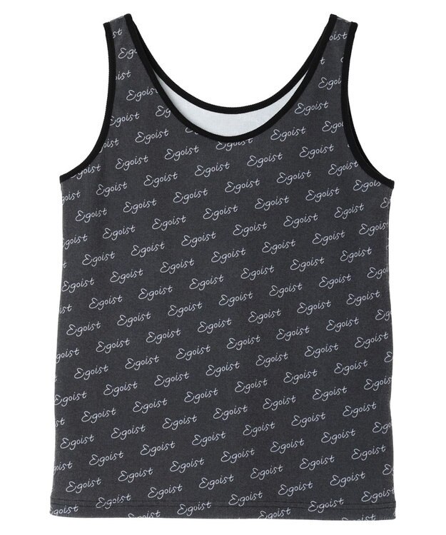 Green Parks ＥＧＯＩＳＴ　ロゴタンクトップ Charcoal Gray