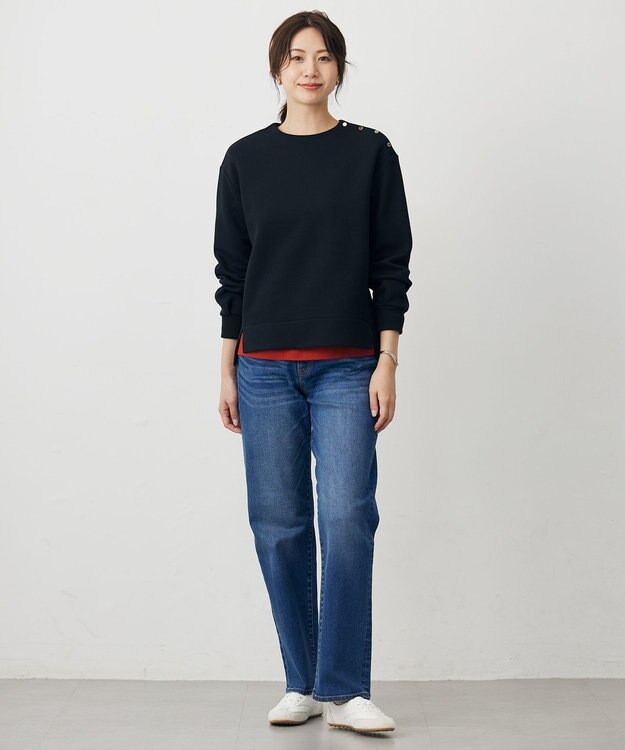 J.PRESS LADIES L ロゴ Tシャツ オレンジ系