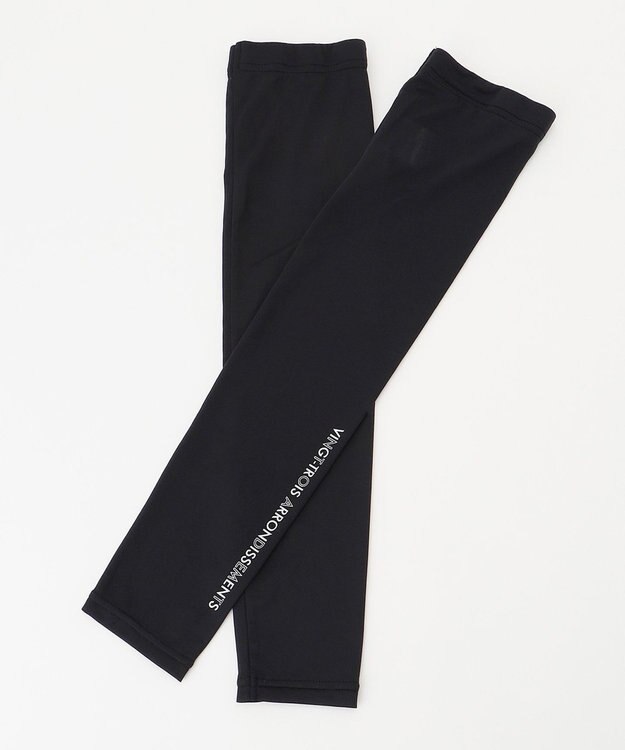 23区GOLF 【WOMEN】３０ｄカノコインナー アームカバー ブラック系