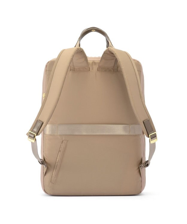 ACE BAGS & LUGGAGE 【エキスパンドタイプ】 ace. フィッテム リュックサック B4サイズ 15.6インチ収納 68687 エース ベージュ