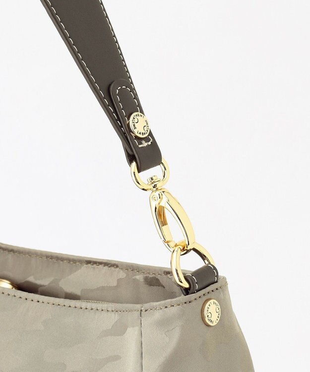 LA BAGAGERIE シャドージャカード 2WAYショルダーバッグ グレージュ