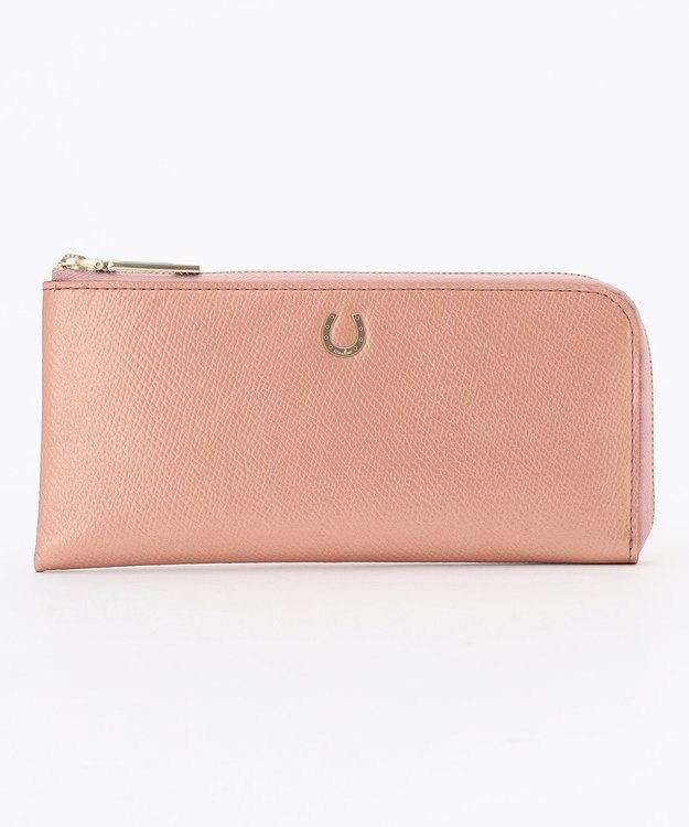 airlist Lファスナー長財布 Cheval シュヴァル パールピンク