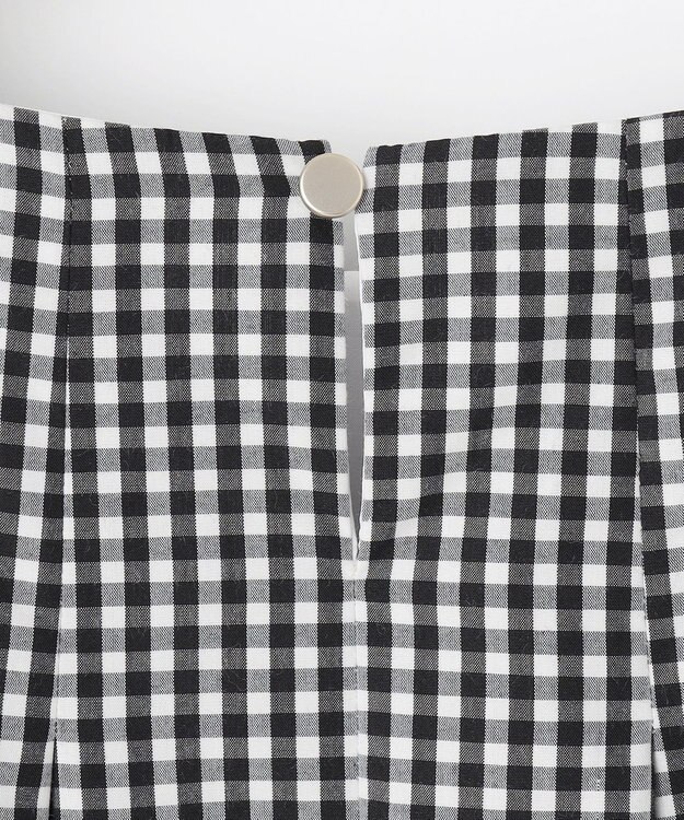 ANY SIS S 【洗える】バルーン ブラウス ブラックチェック