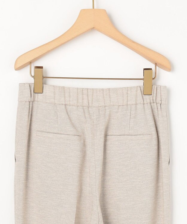 組曲 L 【先行予約】ライトリネンライクテーパード パンツ ベージュ系